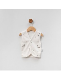 MINI OCEAN BOY 3-6-9-12 MONTHS DINOSAUR PATTERNED VEST 1962