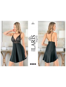 Laris Satin Short Nightdress 2001