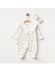 HUGS GIRL'S 3-6-9 MONTHS ROBA RIBBLE JUMPSUIT SET 20033