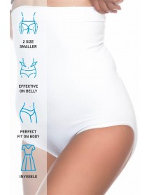 Emay 2008 High Waist Slip Corset White
