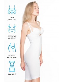 Emay 2013 Open Breast Length Corset White