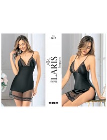 Laris Satin Short Nightdress 2017