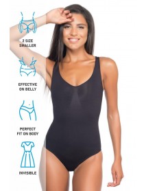 Emay 2018 Thick Strap Body Corset Black