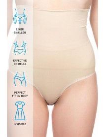2019 Double High Waist Slip Corset with Snap Fasteners Skin