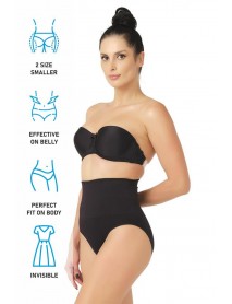 Emay 2021 Double Low Waist Slip Corset Black