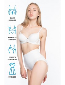 Emay 2021 Double Low Waist Slip Corset White
