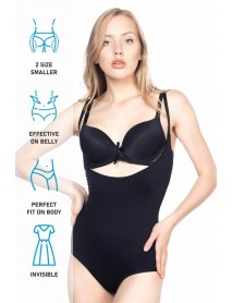 Emay 2023 Open Breast Body Corset Black