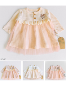 ANNA BABBA GIRL 3-6-9-12 MONTHS SPECIAL DRESS 20257
