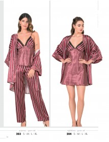 Moongirl 2-Pieces Short Nightgown Set 204 