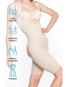 Emay 2038 Butt and Chest Open Leg Corset Skin