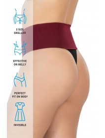 MI Emay 2048 Seamless String Corset Burgundy