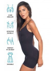 Emay 2059 Boxer Size Corset Black