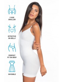 Emay 2059 Boxer Size Corset White