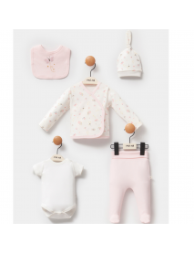Moi Noi Girl 0-3 Months Set Of 5 2063NO