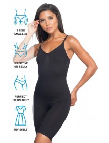 Emay 2071 Thin Leg Length Corset Black