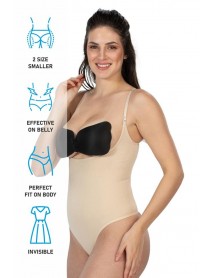 Emay 2076 Open Breast String Body Corset Skin