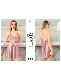 Laris Satin Short Nightdress 2084