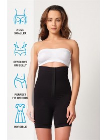 Emay 2087 Front Slit Corset Black