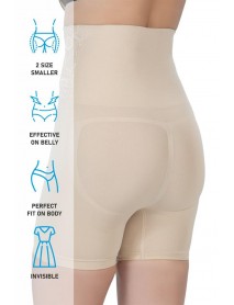 Emay 2091 High Waist Boxer Corset with Lace Front Skin
