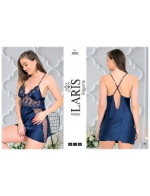  Laris Satin Short Nightdress 2092