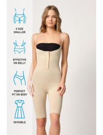 Emay 2093 Open Chest Corset with Front Wrap Skin