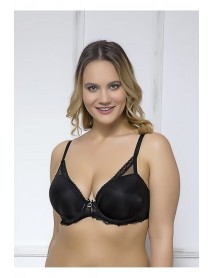 Unsupported Black Lace Cupping Bra Moonlight 2147 Black