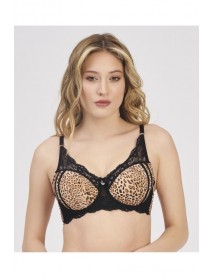 Underwire Unsupported Leopard Bra Moonlight 2209