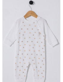 US POLO Boys 3/6-6/9-9/12-12/18 Months Romper without Socks 2244