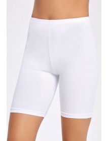 İlke Lycra Above Knee Tights White (BigSize) 2251