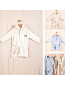 ANNA BABBA BOY 1-3 YEARS SAFARI BATHROBE 2286
