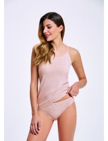 İlke Melange Undershirt - Bikini Set Brown 2401
