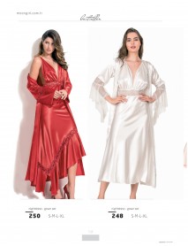 Moongirl 2-Pieces Long Nightgown Set 250
