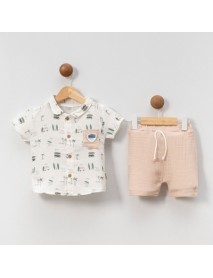 CANCUNO BOYS 9-12-18 MONTHS SURF MUSLIN SUIT 2510