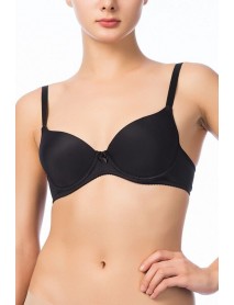 Anı Empty With Micro Ears Black Bra 2510-b