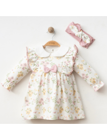COŞAY BABY GIRL 12-18-24 MONTHS LACE FLORAL DRESS 25115