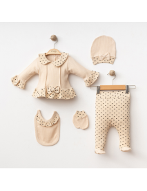 Coşay Baby Girl 0-3 Months 5-Set 25201CY