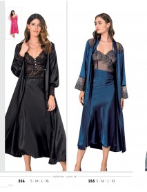 Moongirl 2-Pieces Long Nightgown Set 255 