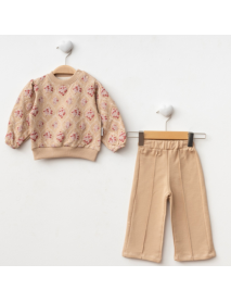 MOEBOON GIRL 6-9-12-18 MONTHS IVY FLORAL SET 26009
