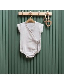 TIFFANY UNISEX 3-6-9-12 MONTHS MUSLIN DOUBLE BREASTED BODY 26022