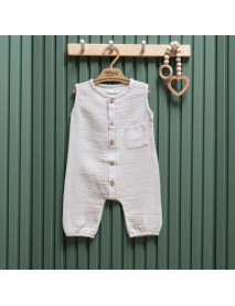 TIFFANY UNISEX 6-9-12-12-18-24 MONTHS MUSLIN JUMPSUIT 26024