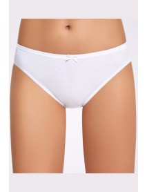 İlke Ribbed Bow Bikini White 267