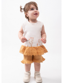 VOVİDO GIRL 9-12-18-24 MONTHS FLOWER EMBROIDERED SET 2671