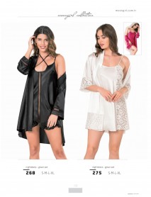 Moongirl 2-Pieces Short Nightgown Set 268 