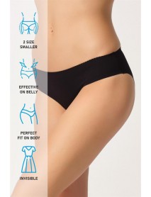 Emay 2701 Laser Low Waist Panty Corset Black