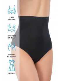 MI Emay 2720 Laser Cut String Corset Black