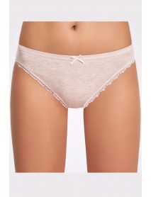 İlke Melange Lace Bikini Brown 278