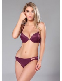 Moonlight Plum Padded Bra Set 278 Plum