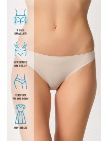 Emay 2802 Laser Cut String Panties Mink