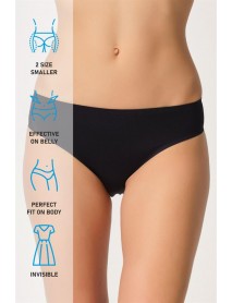 Emay 2803 Bonding Laser Cut Panties Black