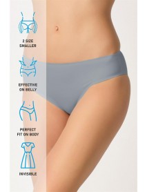 Emay 2803 Bonding Laser Cut Panties Grey